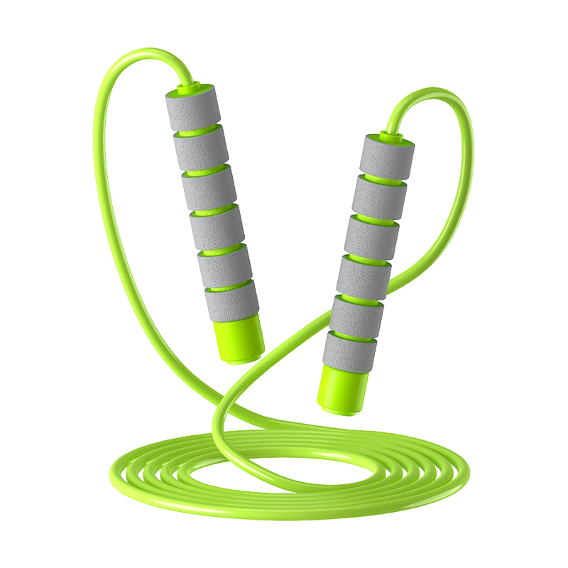 TS-1 PVC Rope Sponge Handle Jump Rope For Children