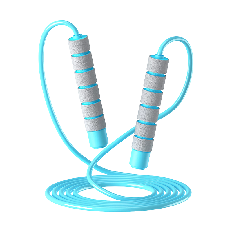 TS-1 PVC Rope Sponge Handle Jump Rope For Children