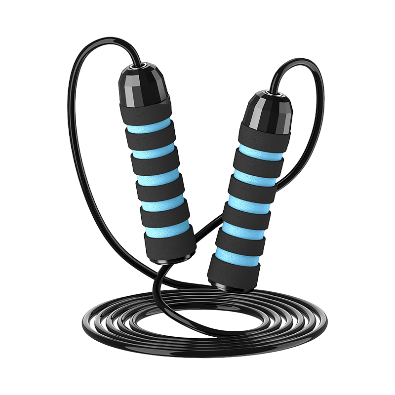 TS-2 5 Slots Sponge Handle Jump Rope For Adults