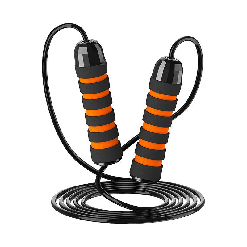 TS-2 5 Slots Sponge Handle Jump Rope For Adults