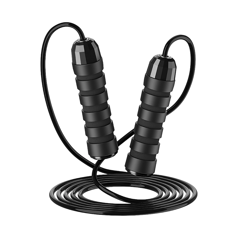 TS-2 5 Slots Sponge Handle Jump Rope For Adults
