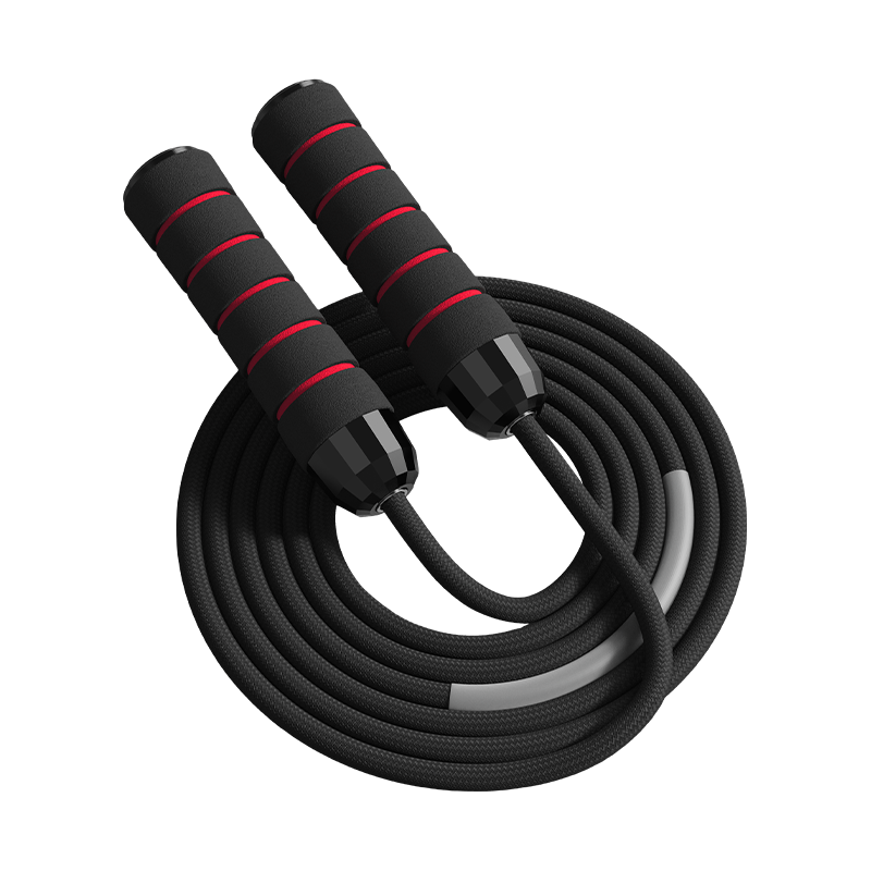 TS-2 5 Slots Sponge Handle Jump Rope For Adults