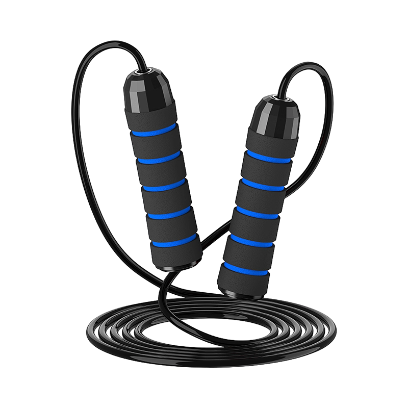 TS-2 5 Slots Sponge Handle Jump Rope For Adults