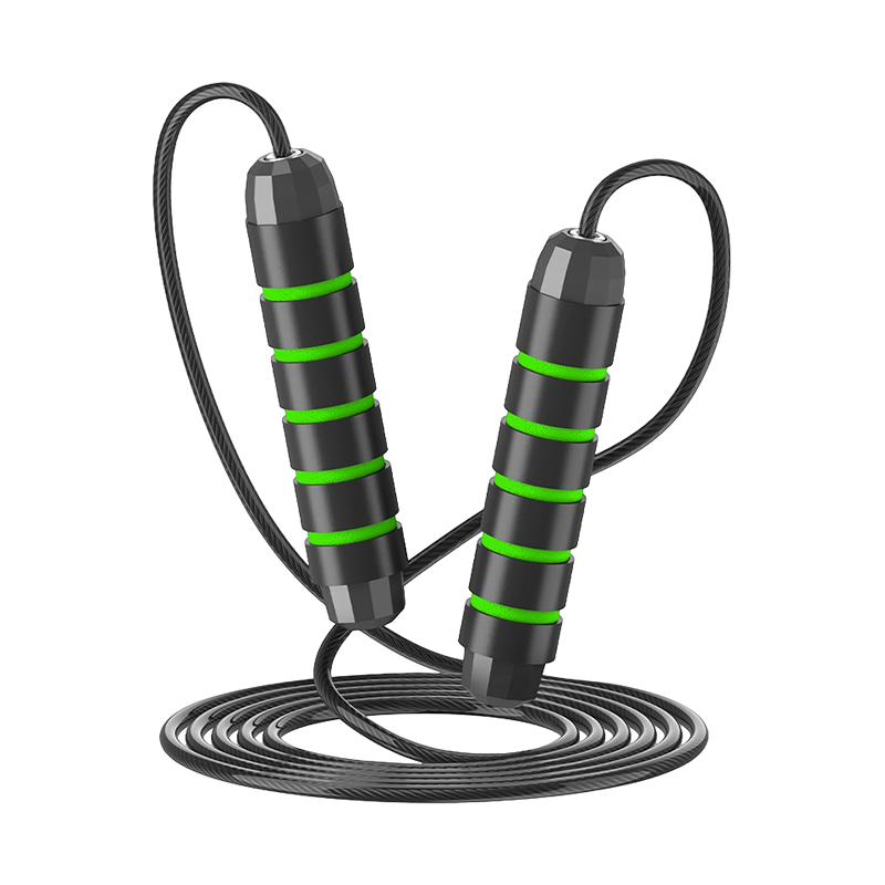 TS-3 Five-Slot Smooth Sponge Handle Jump Rope For Adults