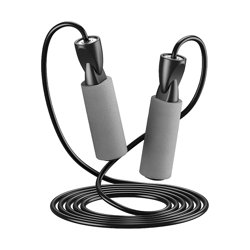 TS-4 Color Graffiti/Single Color Foam Sponge Handle Jump Rope For Adults