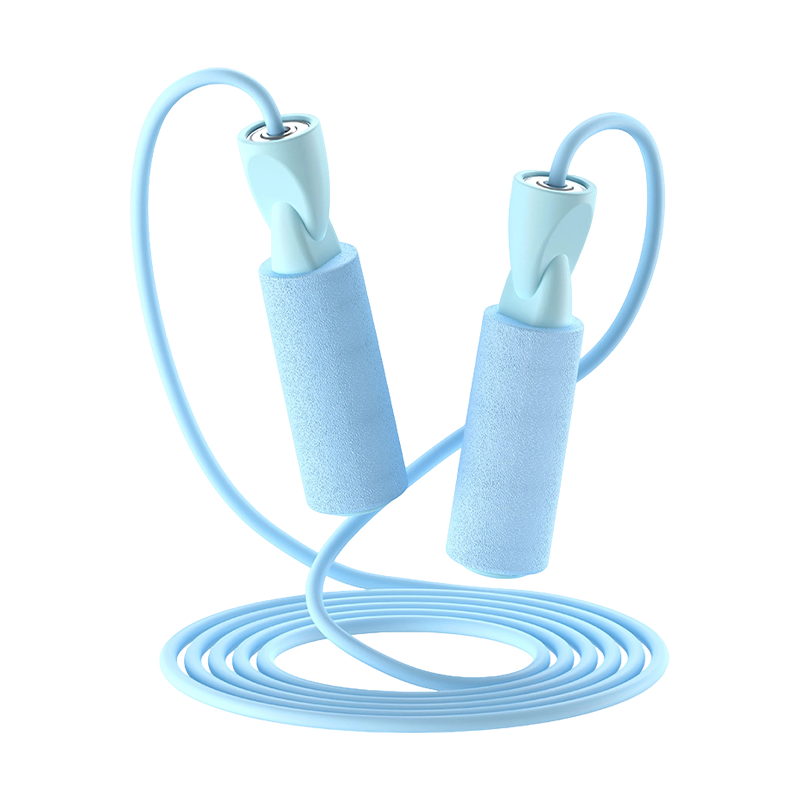 TS-4 Color Graffiti/Single Color Foam Sponge Handle Jump Rope For Adults