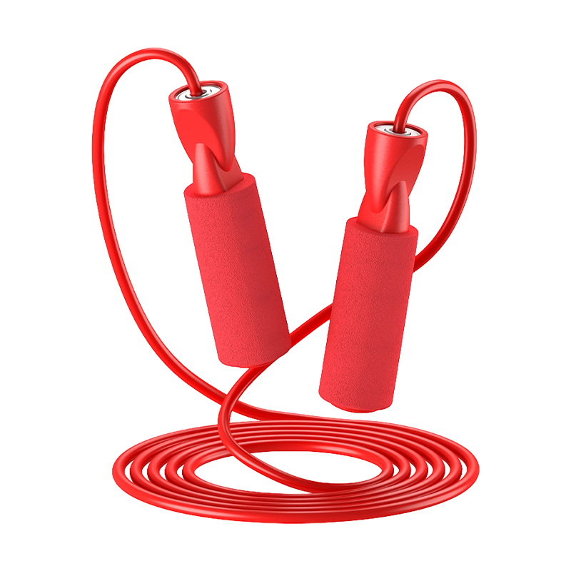 TS-4 Color Graffiti/Single Color Foam Sponge Handle Jump Rope For Adults