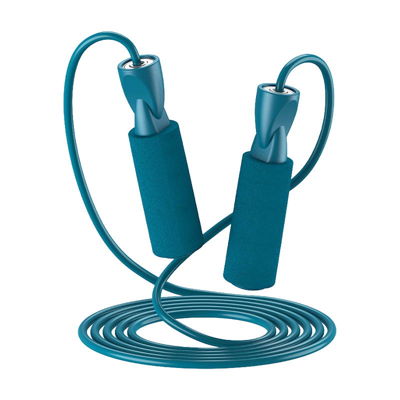 TS-4 Color Graffiti/Single Color Foam Sponge Handle Jump Rope For Adults